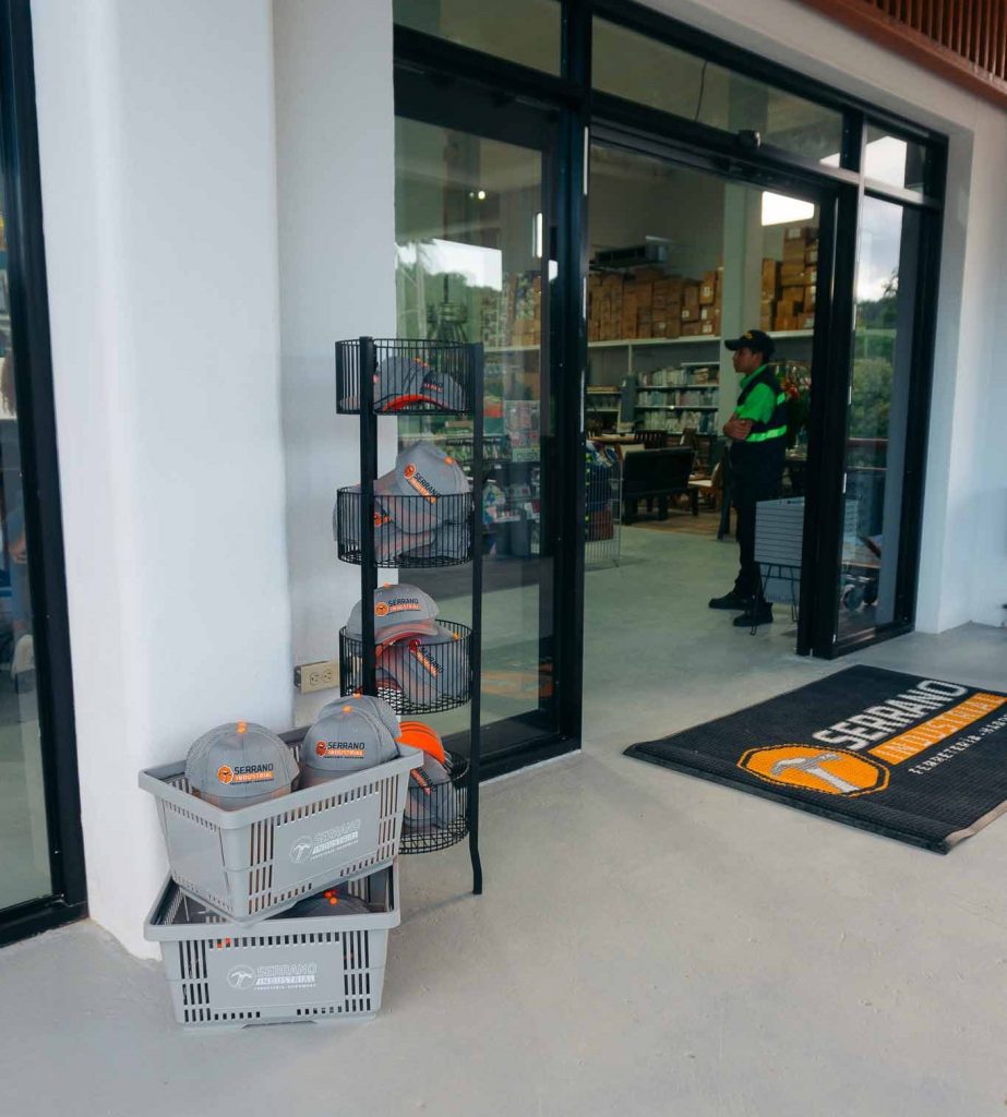 entrada de la tienda
